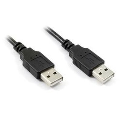 Кабель Greenconnect интерфейсный USB 2.0 1m AM/AM, AWG 28/28 Premium, двойное экранирование, антифриз, черный