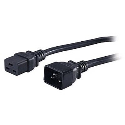 Шнур питания Hyperline PWC-IEC19-IEC20-1.8-BK C19-C20 проводник.:3x1.5мм2 1.8м 250В 16А (упак.:1шт) черный