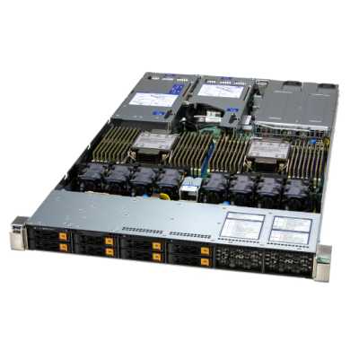 Сервер Supermicro SuperServer 1U 122H-TN 2x6530P/ 8x64GB/ 1xM.2 NVMe 480GB/ 2x10Gb/ SFT-DCMS-SINGLE