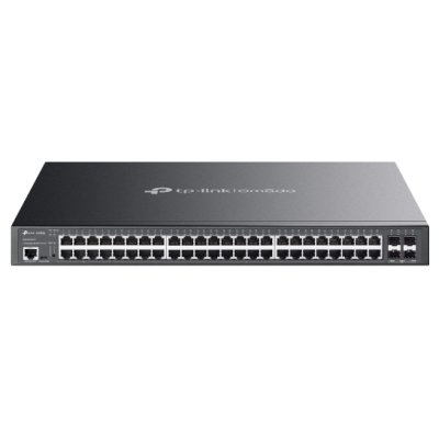 Коммутатор TP-Link SG3452XMPP, Omada 48-Port Gigabit and 4-Port 10GE SFP+ L2+ Managed Switch with 40-Port PoE+ & 8-Port PoE++