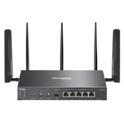 Маршрутизатор TP-Link ER706WP-4G, Omada 4G+ Cat6 AX3000 Wi-Fi 6 Gigabit VPN Gateway with 4-Port PoE+