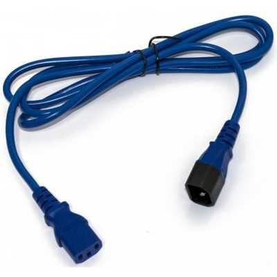 Шнур питания Lanmaster LAN-PP13/14-10-BL C13-С14 проводник.:3x0.75мм2 10м 220В 10А синий