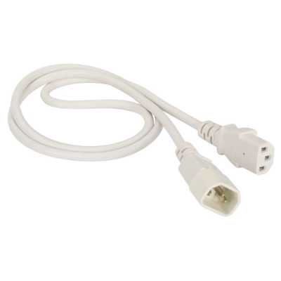 Шнур питания Lanmaster LAN-PP13/14-10-WH C13-С14 проводник.:3x0.75мм2 10м 220В 10А белый