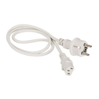Шнур питания Lanmaster LAN-PP13/SH-10-WH C13-Schuko проводник.:3x0.75мм2 10м 220В 10А белый