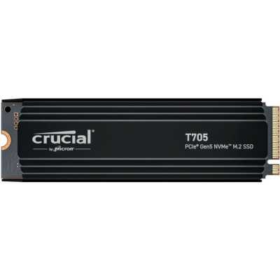 Накопитель SSD Crucial T705 4Tb PCIe Gen5 NVMe M.2 SSD with heatsink CT4000T705SSD 5