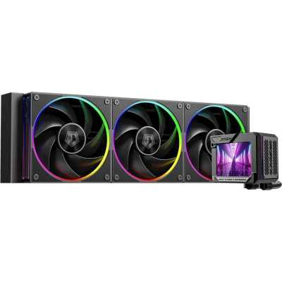 Система водяного охлаждения ID-Cooling DL360 Max ARGB Soc-AM5/AM4/1200/1700/1851 черный 4-pin 14-31.2dB Al LCD 350W Ret