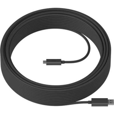 Кабель Accessory Logitech STRONG USB 3.1 CABLE 10 M, графитовый