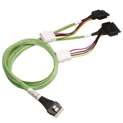 Кабель Luxshare L285SL028-SD-R Slimline SASx8 to 2x U.2 Direct, 1M