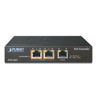 POE-E202 PoE расширитель 1-Port 802.3at PoE+ to 2-Port 802.3af/at Gigabit PoE Extender