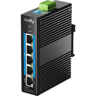 Коммутатор CUDY IF1005, 5×100 Мбит/с, неуправляемый