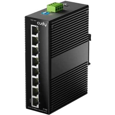 Коммутатор CUDY IF1008, 8×100 Мбит/с, неуправляемый