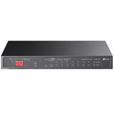 Сетевой коммутатор TP-LINK 1xSFP 1xRJ45 Количество портов PoE+ 6 123 Вт TL-SG1210PP