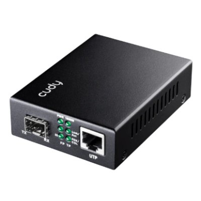Медиаконвертер 10/100/1000M SFP Slot to 10/100/1000M PoE+ Port, IEEE 802.3at/af