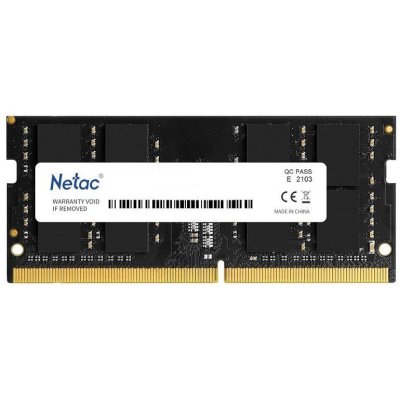 Оперативная память NETAC Basic, DDR4, 16GB (1x16GB), 3200MHz, CL22, SO-DIMM
