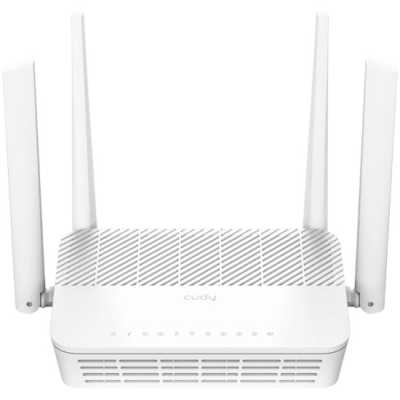 Маршрутизатор Cudy AX3000 Wi-Fi 6 VoIP GPON Router Dual Band Gigabit xPON Router, Realtek chipset, GPON/EPON, 2402Mbps at 5GHz + 576Mbps at 2.4GHz, 802.11ax/ac/a/b/g/n, 1 PON Port, 4 Gigabit RJ45 port, 1 RJ11 Port, Power ON/OFF Button,WPS Button,WiFi Butt