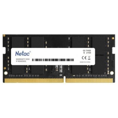 Оперативная память NETAC Basic, DDR5, 16GB (1x16GB), 4800MHz, CL40, SO-DIMM
