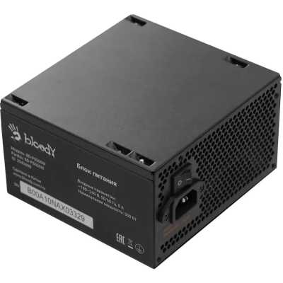 Блок питания Bloody BD-PS500W, 500Вт, 80 PLUS белый, 120мм,черный