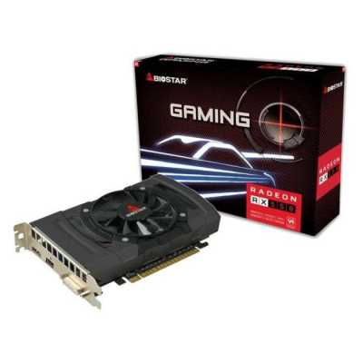 Видеокарта Biostar AMD Radeon RX 550, 4 GB GDDR5, 128 bit, DisplayPort, HDMI, DVI-D, GPU 1100 MHz