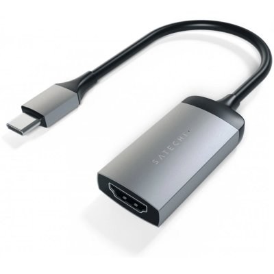 Адаптер Satechi Type-C to HDMI 4K 60HZ. Поддержка 4K/60Hz. Материал корпуса алюминий. Цвет серый космос.