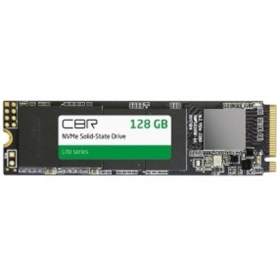 Накопитель SSD CBR Lite, 128Gb,M.2 2280, PCIe 3.0 x4, NVMe, R/W 1800/550