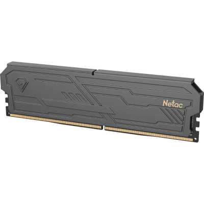 Оперативная память Netac Shadow III, DDR4, 8GB (1x8GB), 3200 MHz, CL16, с радиатором, черный