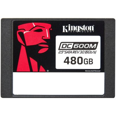 Накопитель SSD Kingston DC600M, 480Gb, SATA III, 2.5", R/W 560/470