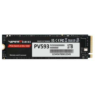 Накопитель SSD M.2 PCIE 1Tb 2280 NVMe PV593P1TbM28H PATRIOT