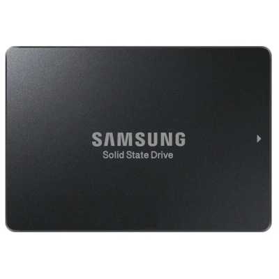 Накопитель SSD Samsung PM893, 1920Gb, SATA III, 2.5", OEM нет NVMe, R/W 520/520, без радиатора, черный