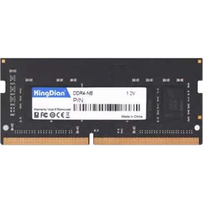 Оперативная память KingDian, DDR4, 8GB (1x8GB), 3200 MHz, CL22, без радиатора, SO-DIMM