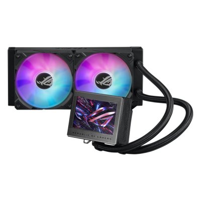 Система жидкостного охлаждения ASUS ROG RYUJIN III 240 ARGB Black, 240 мм, 2x120 мм, ARGB