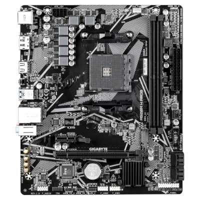 Материнская плата Gigabyte A520M H ARGB, AM4, AMD A520, 2xDDR4, 4xSATA, 1xM.2, 1xPCIe 3.0 x16, 1xPCIe x1, 1xHDMI, 1xDP, 1x1Gb LAN, 4xUSB-A 5Gbps, 2xUSB-A 2.0, 1xPS/2, 3x3.5 мм, 7.1, mATX