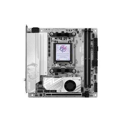 Материнская плата MSI MPG B850I EDGE TI WIFI, AM5, AMD B850, 2xDDR5, 2xSATA, 2xM.2, 1xPCIe 5.0 x16, 1xHDMI, 1x5Gb LAN, Wi-Fi 7, Bluetooth 5.4, 1xUSB-C 20Gbps, 3xUSB-A 10Gbps, 2xUSB-A 5Gbps, 2x3.5 мм, 7.1, Mini-ITX