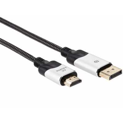 Кабель-переходник DisplayPort M-> HDMI M 4K@60Hz 1.8m VCOM (CG608M-1.8M)