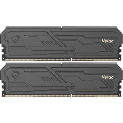 Оперативная память Netac DDR4 Shadow III Black 16Gb, 2666Mhz, NTSHD4P26DP-16K CL19, с радиатором