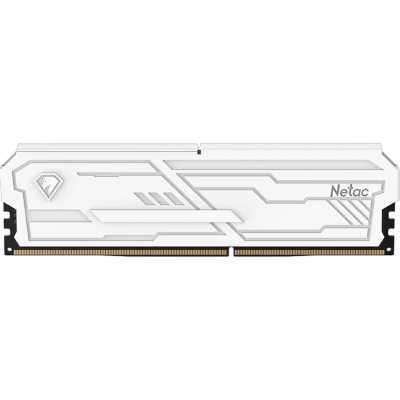 Оперативная память Netac DDR4 Shadow III White 16Gb, 2666Mhz, NTSHD4P26SP-16W CL19, с радиатором