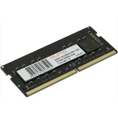Оперативная память QUMO, DDR4, 16GB (1x16 GB), 3200 MHz, CL22, SO-DIMM