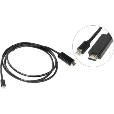 Кабель-переходник/ Кабель-переходник Mini DisplayPort M => HDMI M 1.8m VCOM (CG695-B)