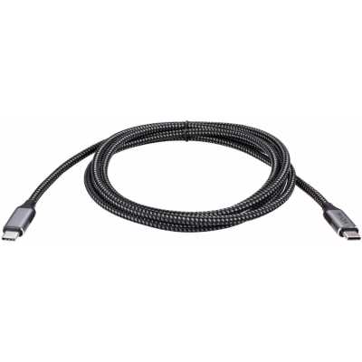 Кабель VCOM USB3.2 Gen2X2, CM->CM, 20Gbs, 100WT, 4KX60Hz, All shell, 1,5 м