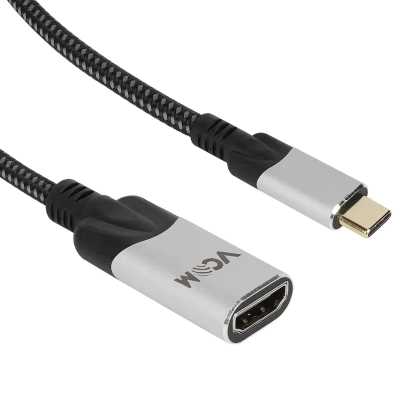 Aдаптер USB 3.1 Type-Cm --> HDMI A(f) 4K@60Hz, 0.15m ,Alum ,VCOM <CU423MV-4K>