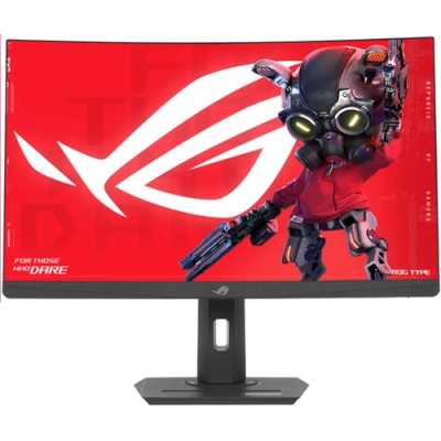Монитор 27" ASUS ROG Strix XG27WCS Fast VA 2560x1440, 180 Гц, 1 мс, 16:9, 400 кд/м², DisplayHDR 400, HDMI 2.0, DP, USB-C, 3.5 Jack, FreeSync, изогнутый экран (1500R), черный