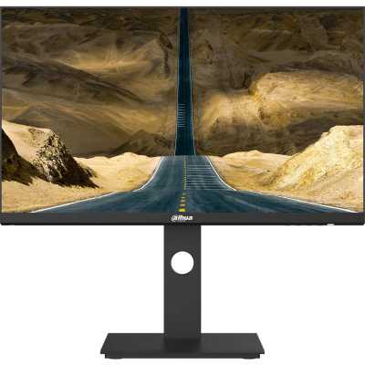 Монитор 23.8" Dahua DHI-LM24-P301A IPS 2560x1440, 75 Гц, 5 мс, 16:9, 300 кд/м², HDMI, DP, USB-C, 3.5 Jack, черный
