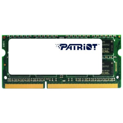 Оперативная память Patriot, DDR3L, 4GB (1x4 GB), 1600 MHz, CL11, SO-DIMM
