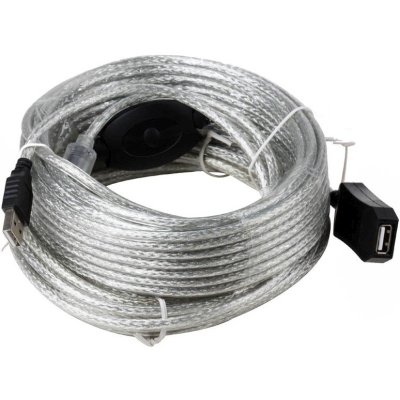 Кабель-адаптер VCOM VUS7049-20M USB2.0-repeater, удлинительный активный <Am-->Af 20м