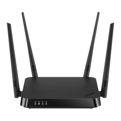 Роутер беспроводной D-Link DIR-822/RU (DIR-822/RU/E1A) AC1200 10/100BASE-TX черный