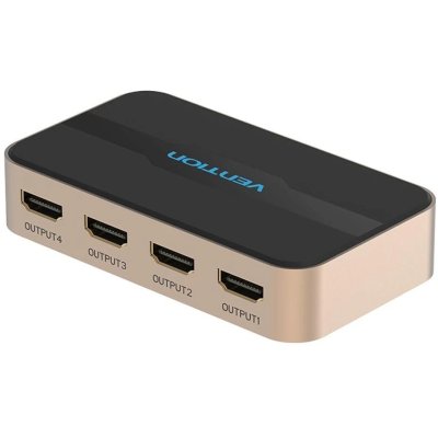 Разветвитель - сплиттер Vention HDMI 19F/4x19F на 4 монитора ACCG0