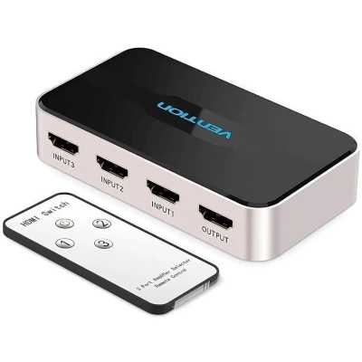 Переключатель (switch) 3x1 Vention HDMI v1.4 Переключатель (switch) 3x1 Vention HDMI v1.4