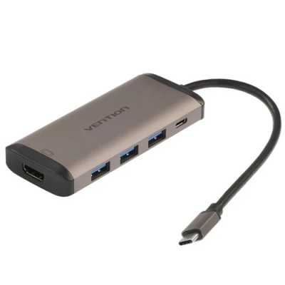 Мультифункциональный хаб Vention USB Type-C 5 в 1