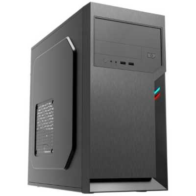 Компьютерный корпус Foxline FL-702, mATX, 1x5.25EXT, 1x3.5EXT, 2x3.5INT, 2xUSB 3.0, HDA, w/o FAN, w/450W ATX PSU, w/1.2m EU pwr cord