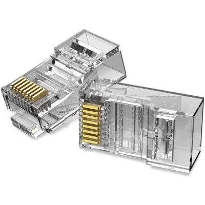 Коннектор Vention RJ45 (8p8c), cat. 5e, под витую пару (100шт.)