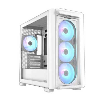 Корпус ASUS A23 Plus White, Mini-Tower, белый, 4 x 120 мм
